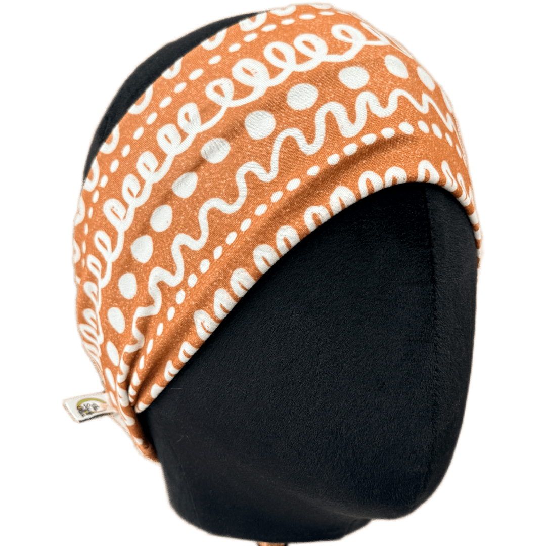 Gingerbread Icing Stretch Headband - The Sassy Olive