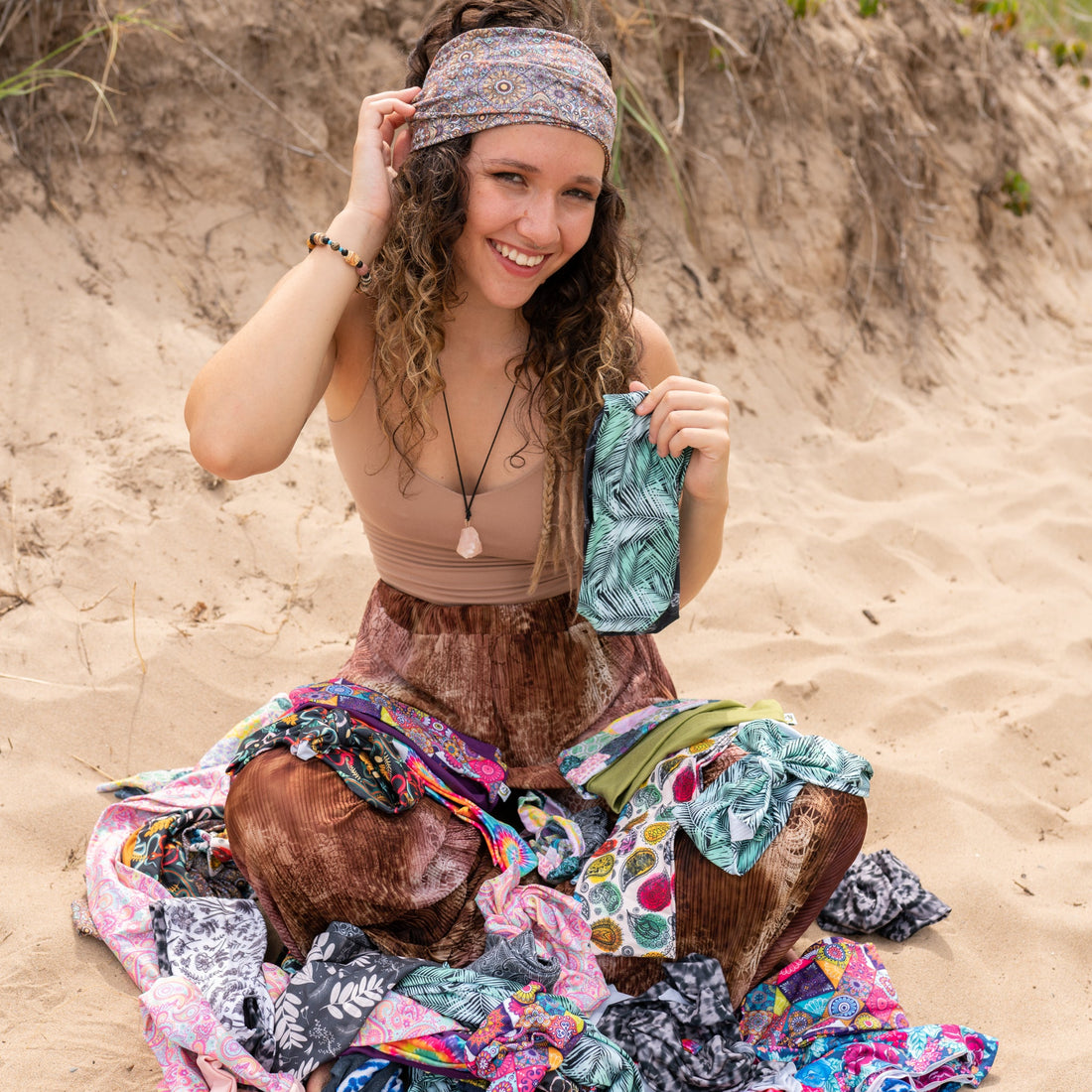 Glass Window Wrap Headband - The Sassy Olive