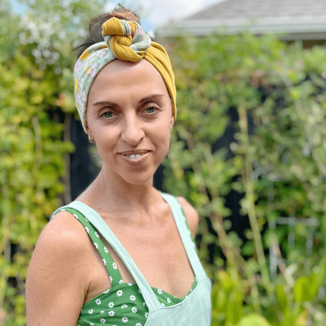 Goldenrod Floral Twist Headband - The Sassy Olive