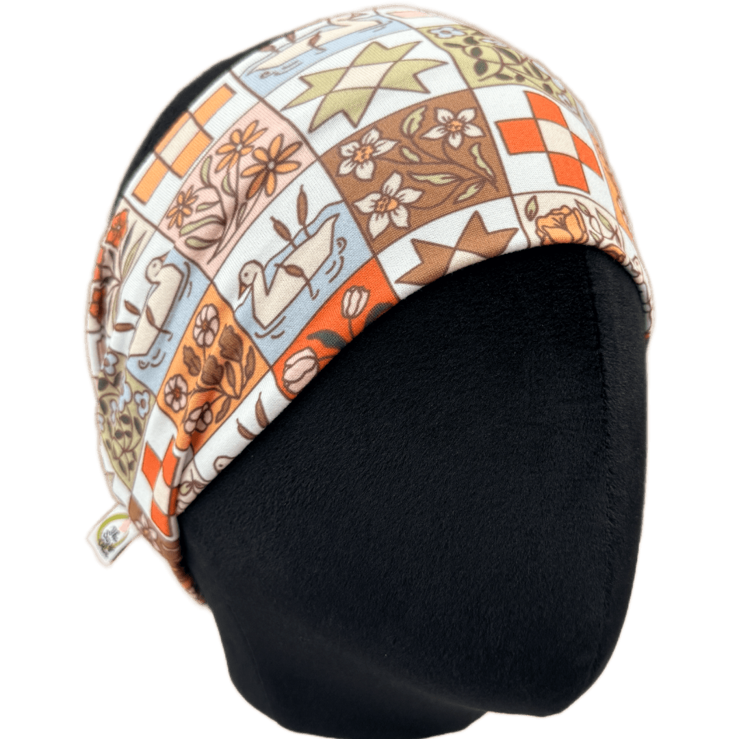 Goose Quilt Stretch Headband - The Sassy Olive