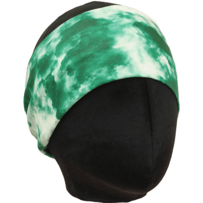 Green and White Stretch Headband - The Sassy Olive
