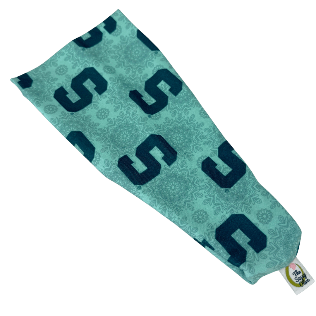 Green Mandala MSU Stretch Headband - The Sassy Olive