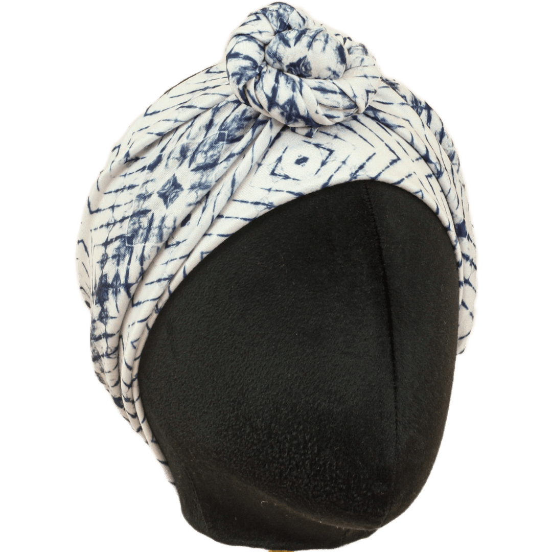 Gridwork Tie Dye Wrap Headband - The Sassy Olive