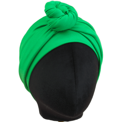 Happy Kelly Green Solid Wrap Headband - The Sassy Olive