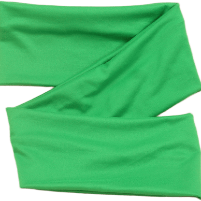 Happy Kelly Green Solid Wrap Headband - The Sassy Olive