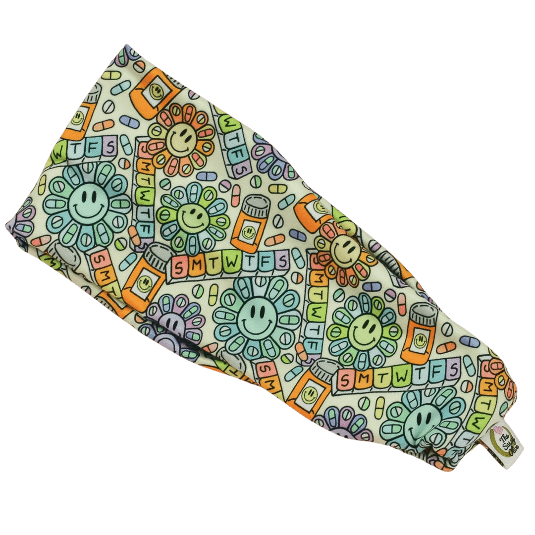Happy Pills Stretch Headband - The Sassy Olive