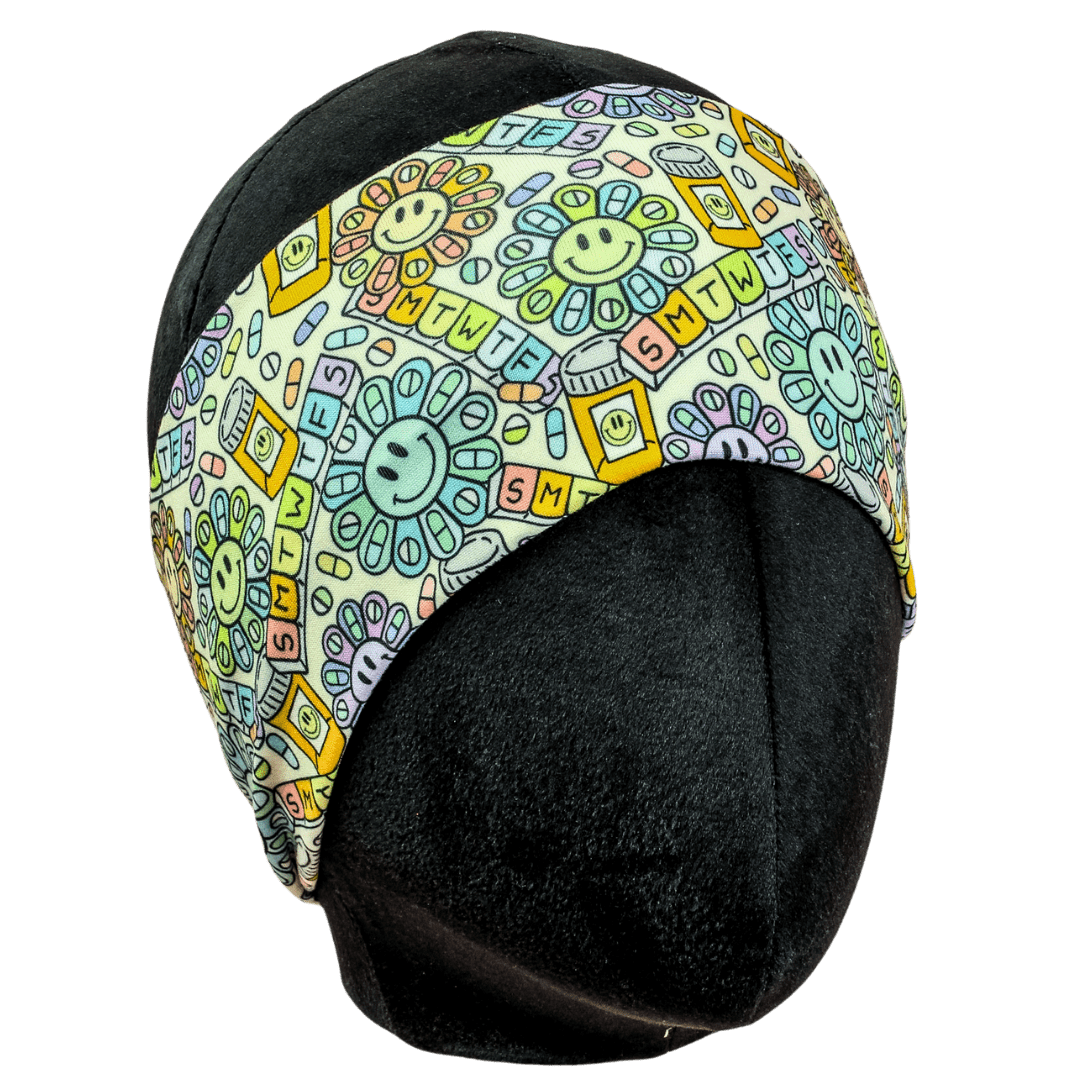 Happy Pills Stretch Headband - The Sassy Olive