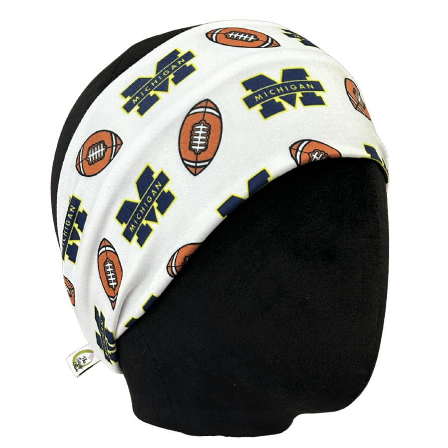Harbaugh University of Michigan Stretch Headband - The Sassy Olive