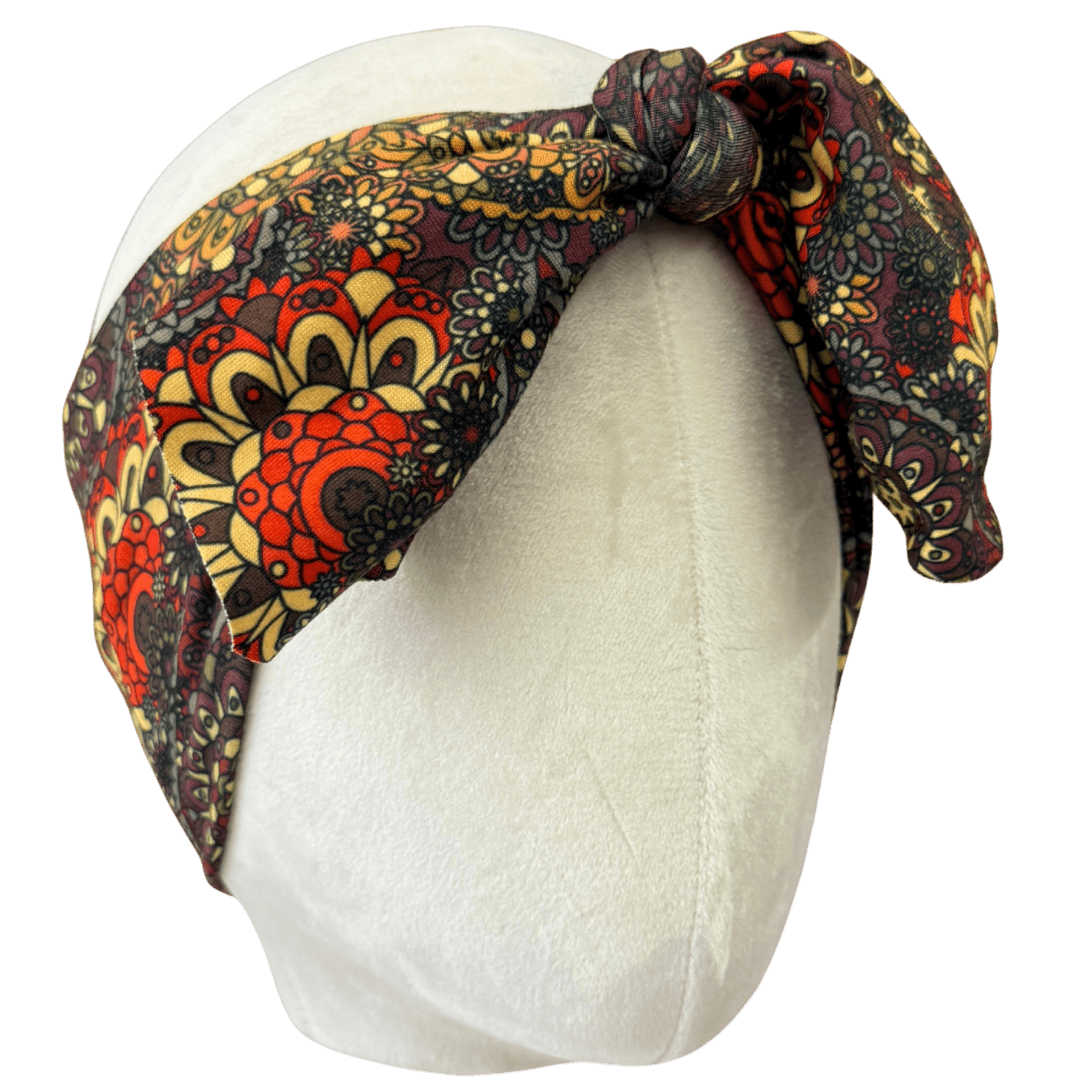Harvest Paisley Top Knot Headband - The Sassy Olive