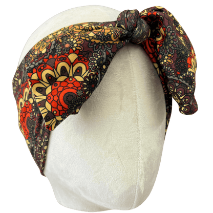 Harvest Paisley Top Knot Headband - The Sassy Olive