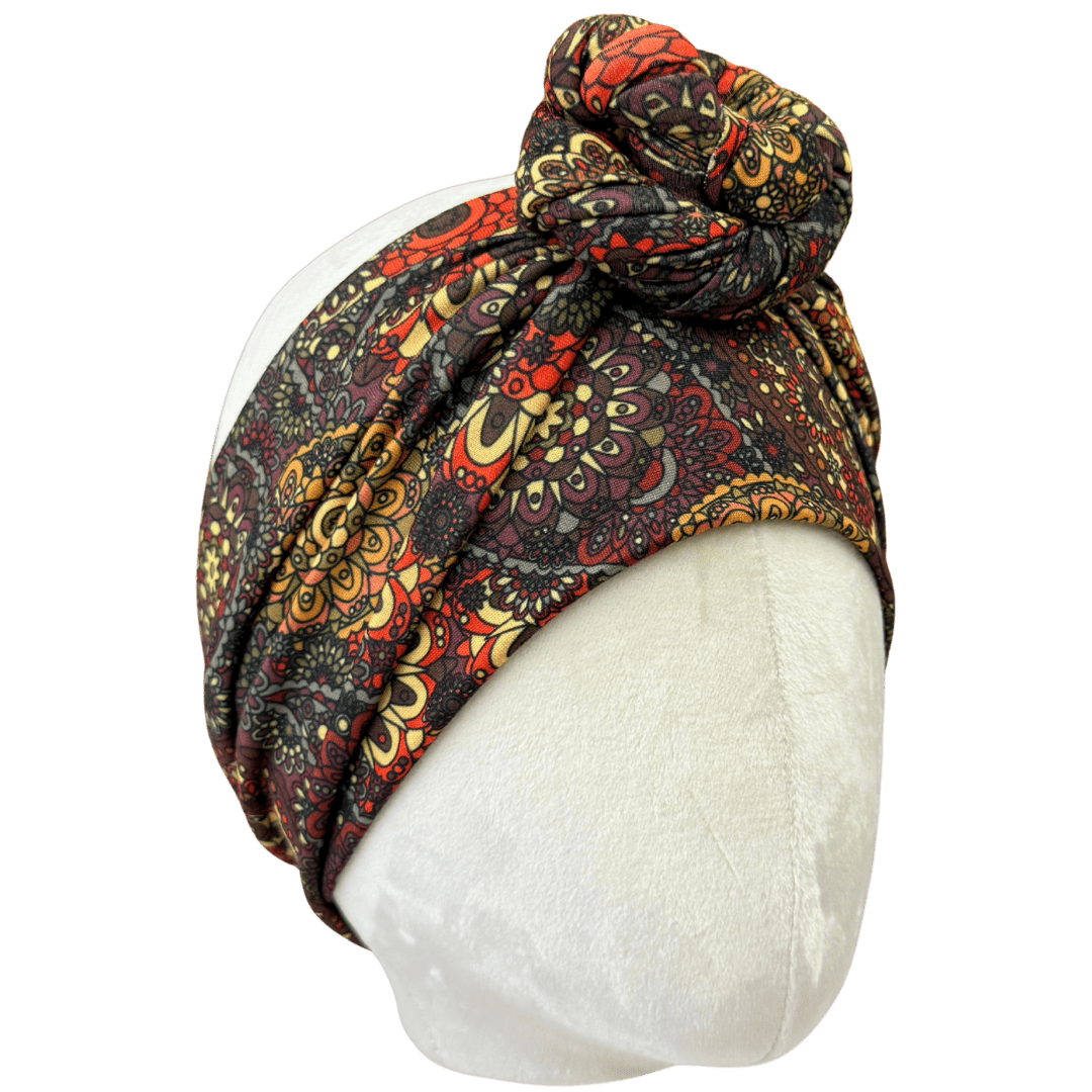 Harvest Paisley Wrap Headband - The Sassy Olive