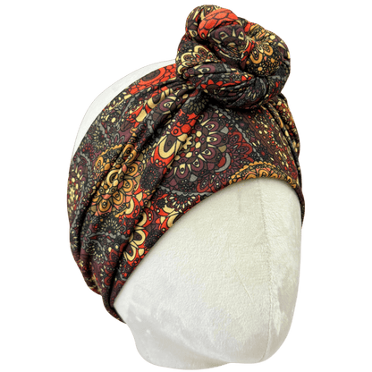 Harvest Paisley Wrap Headband - The Sassy Olive