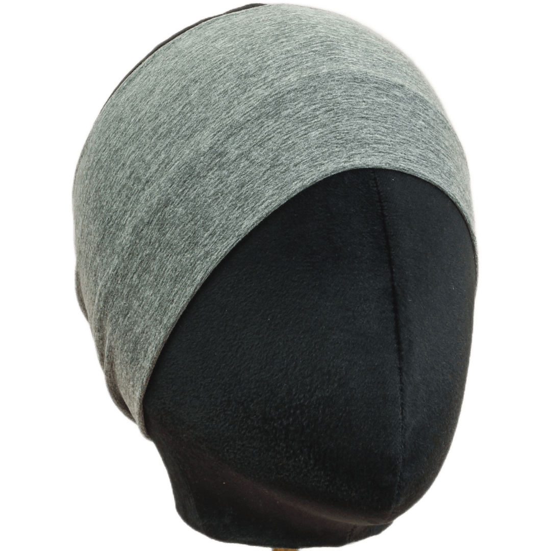 Heather Grey Solid Stretch Headband - The Sassy Olive