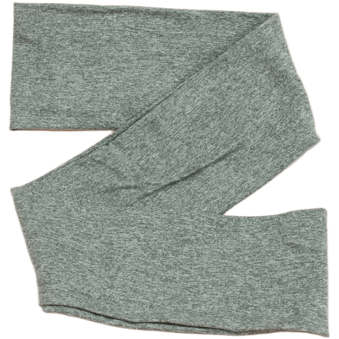 Heather Grey Solid Wrap Headband - The Sassy Olive