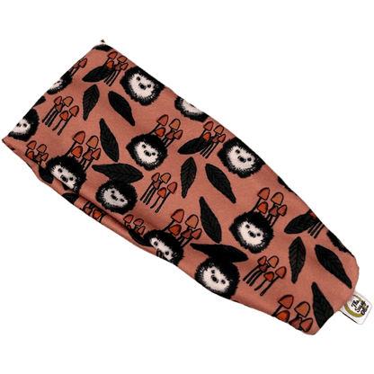 Hedgehogs and Mushrooms Stretch Headband - The Sassy Olive