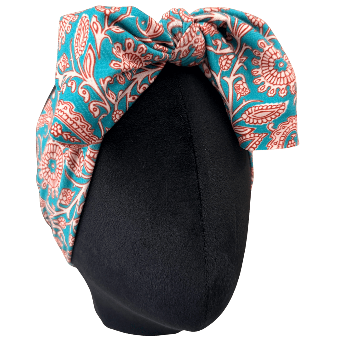 Henna Paisley Top Knot Headband - The Sassy Olive
