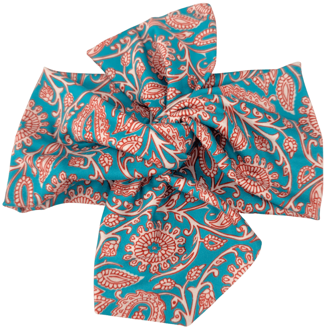 Henna Paisley Top Knot Headband - The Sassy Olive
