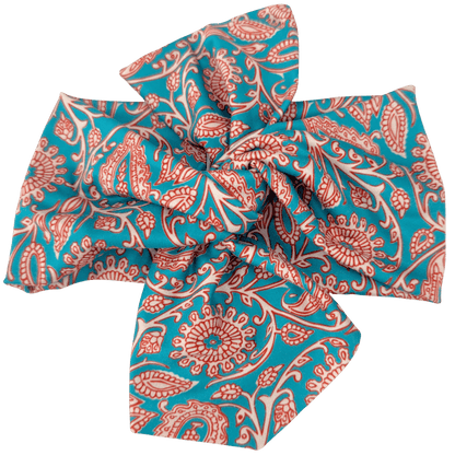 Henna Paisley Top Knot Headband - The Sassy Olive