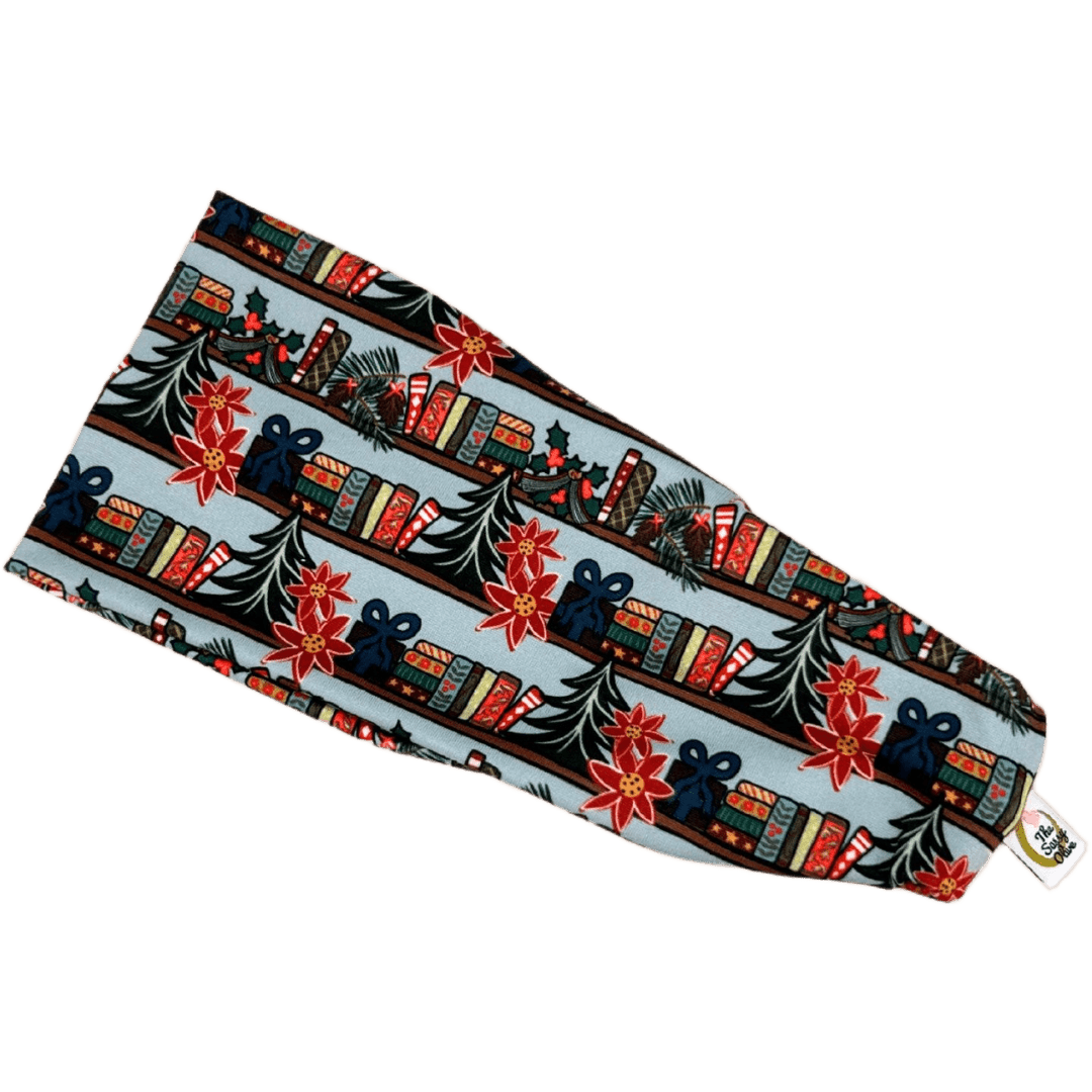 Holiday Bookshelf Stretch Headband - The Sassy Olive