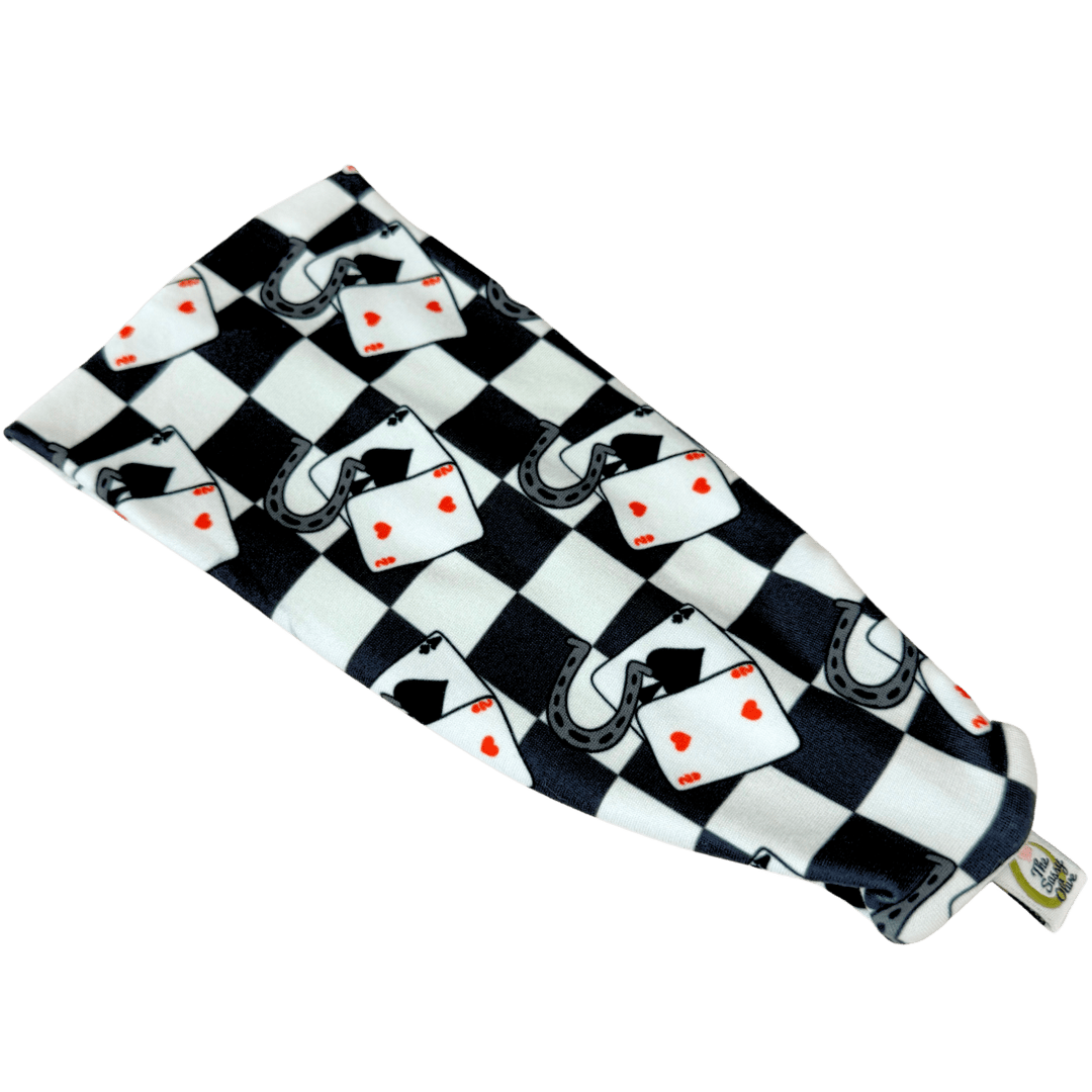 Horses F1 Casino Random Ass Sass Stretch Headband - The Sassy Olive