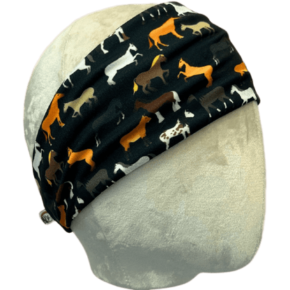 Horses of Courses Stretch Headband - The Sassy Olive