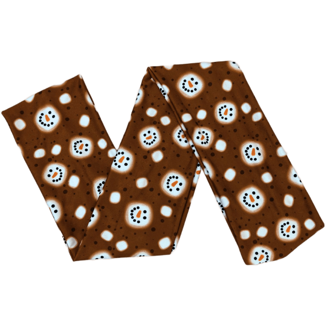 Hot Cocoa Snowman Wrap Headband - The Sassy Olive