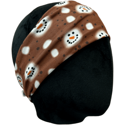 Hot Cocoa Snowmen Stretch Headband - The Sassy Olive