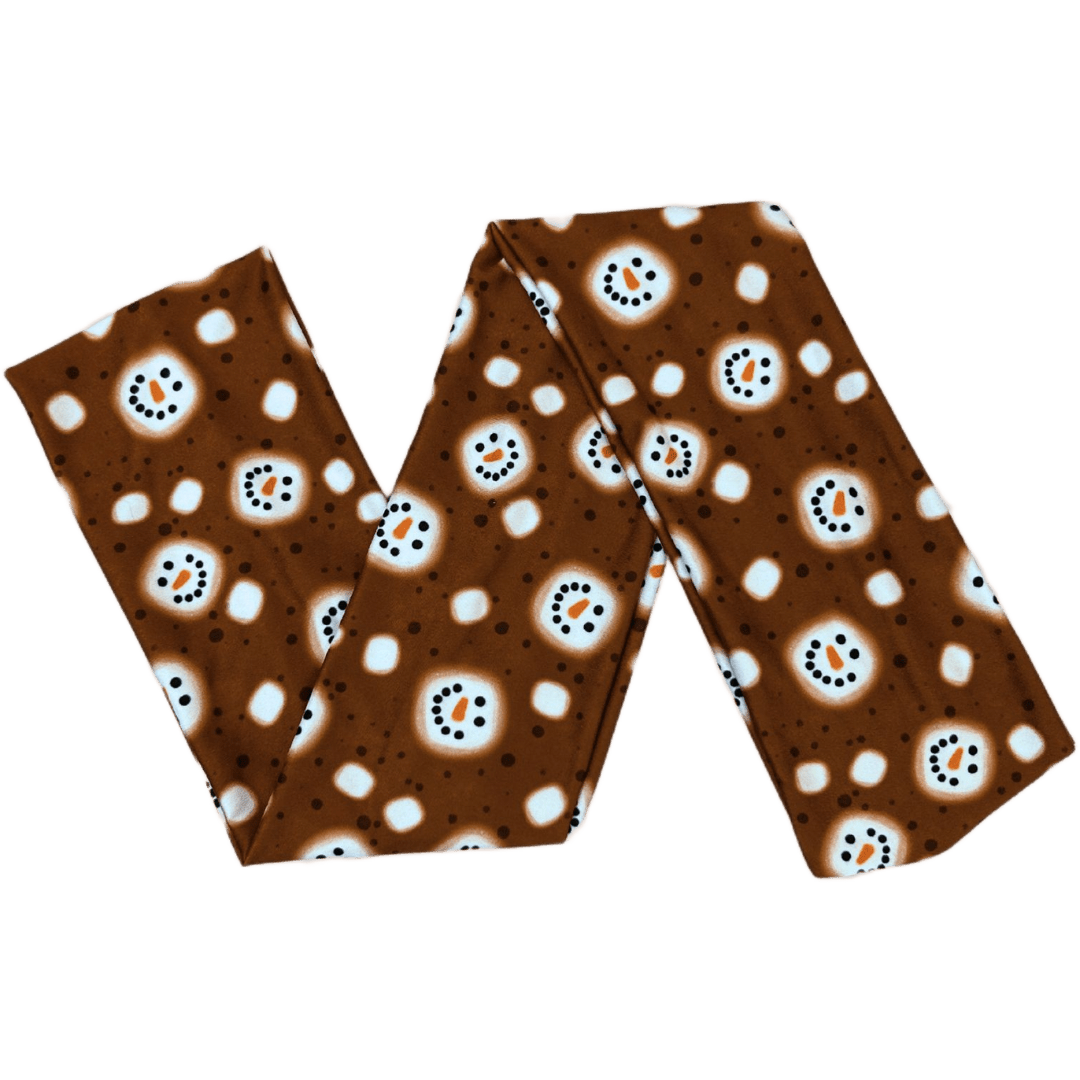 Hot Cocoa Snowmen Wrap Headband - The Sassy Olive