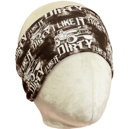 I Like it Dirty Stretch Headband - The Sassy Olive