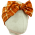 Ike Plaid Top Knot Headband - The Sassy Olive