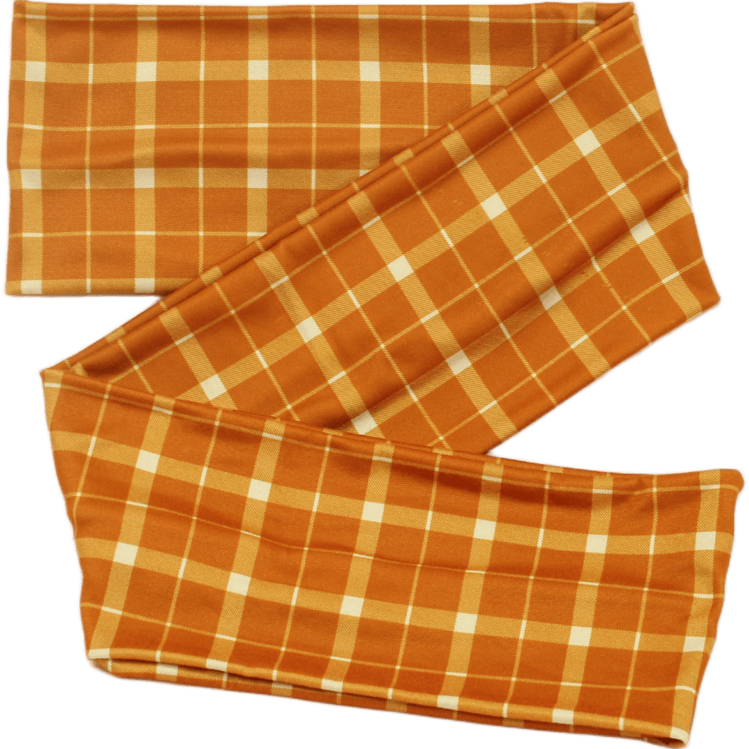 Ike Plaid Wrap Headband - The Sassy Olive