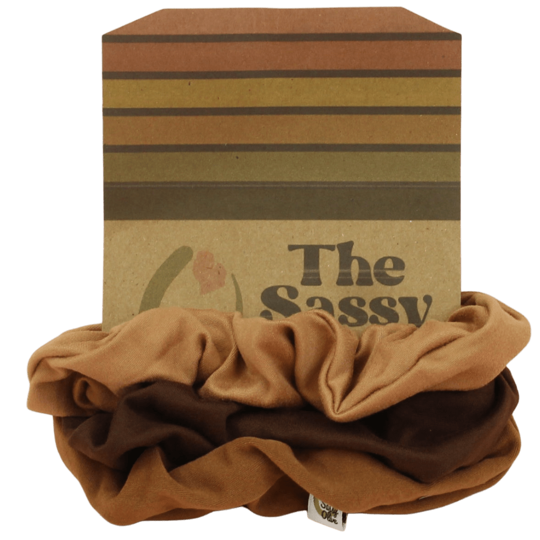 In the Nude Scrunchie Pack - The Sassy Olive