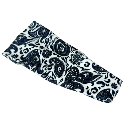 Inkwell Paisley Stretch Headband - The Sassy Olive