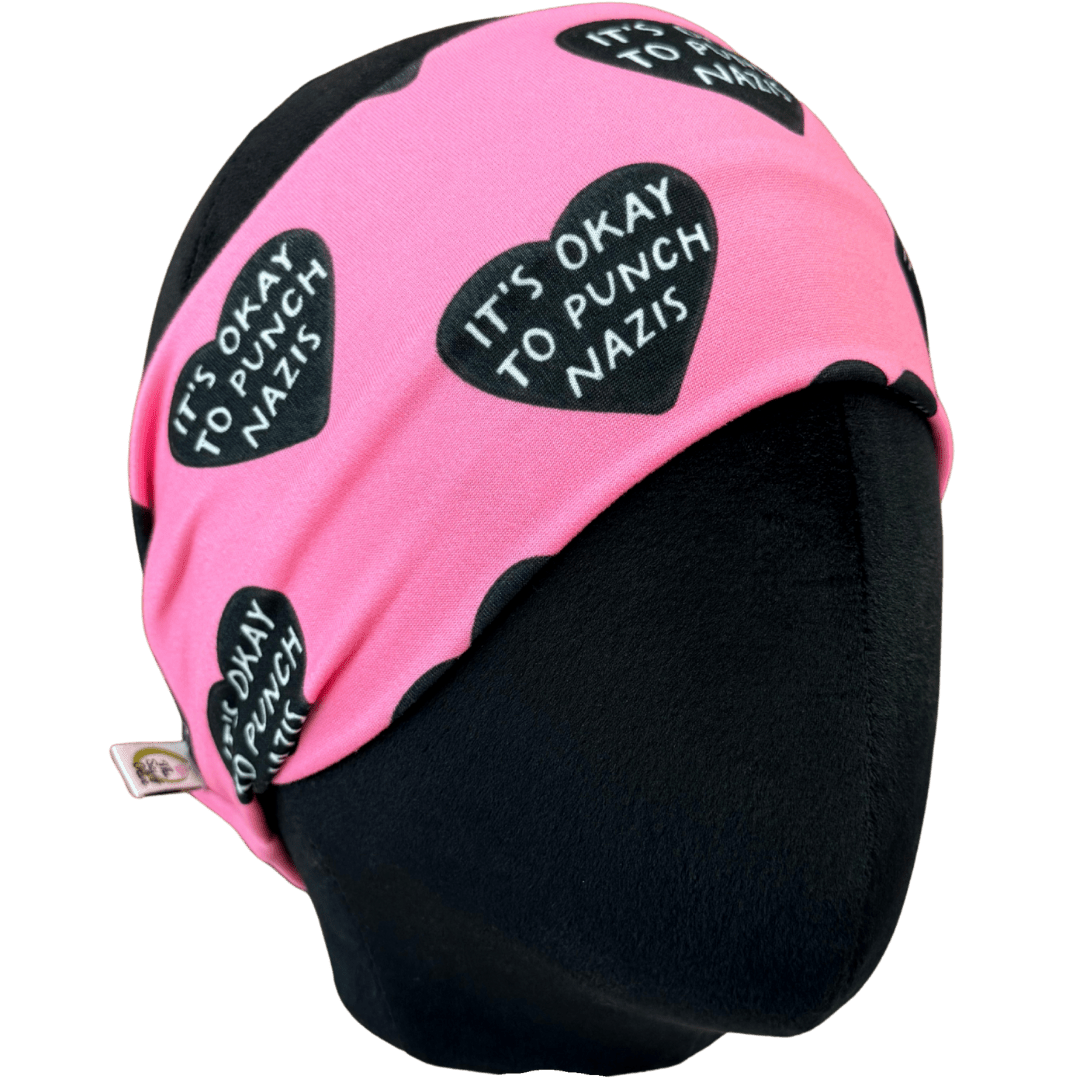 It’s Okay to Punch Nazis Stretch Headband - The Sassy Olive