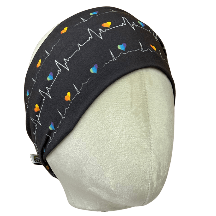 L - O - V - EKG Stretch Headband - The Sassy Olive