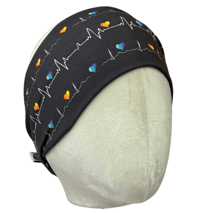 L - O - V - EKG Stretch Headband - The Sassy Olive