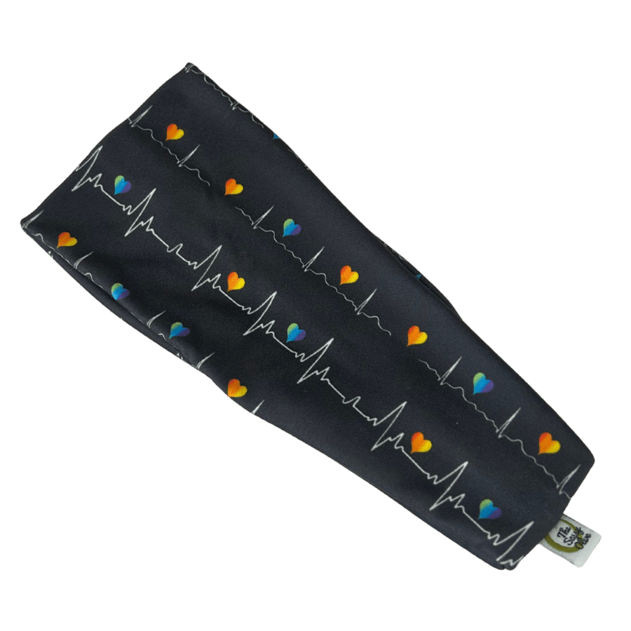 L - O - V - EKG Stretch Headband - The Sassy Olive