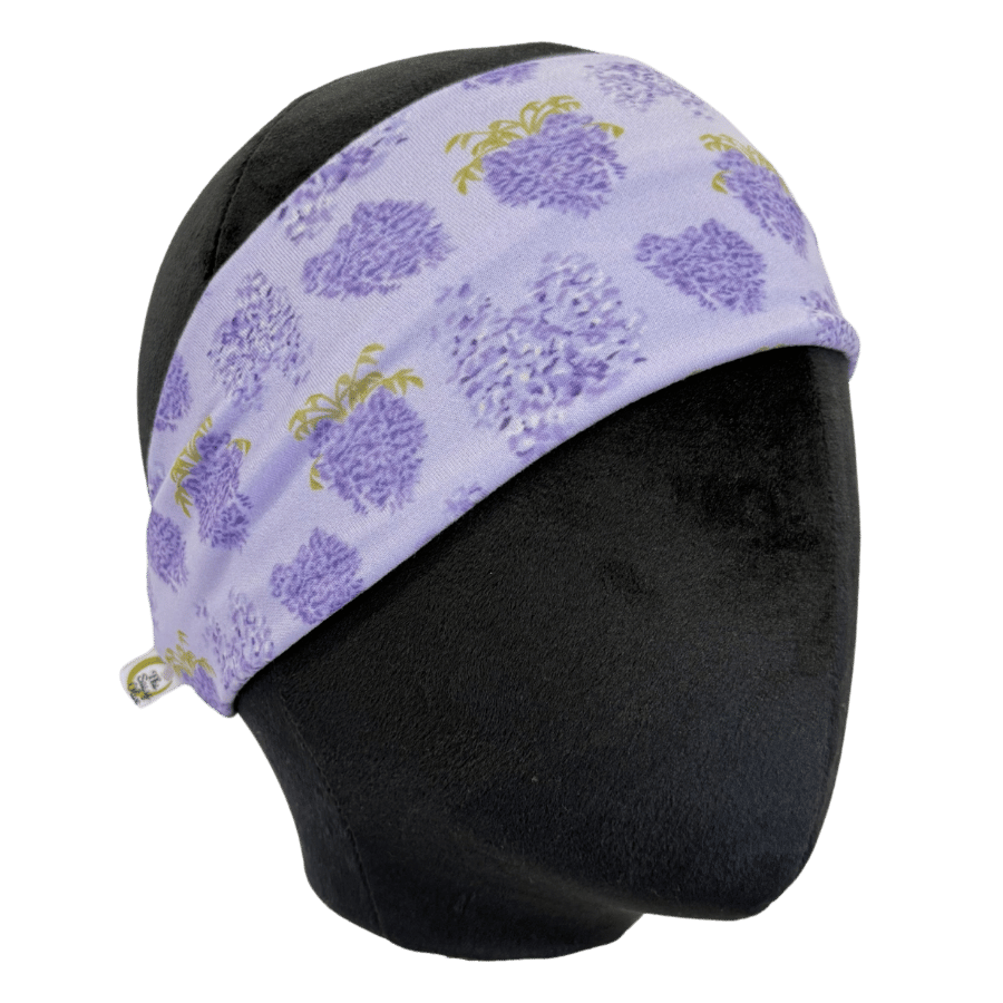 Lavender Bunches Stretch Headband - The Sassy Olive