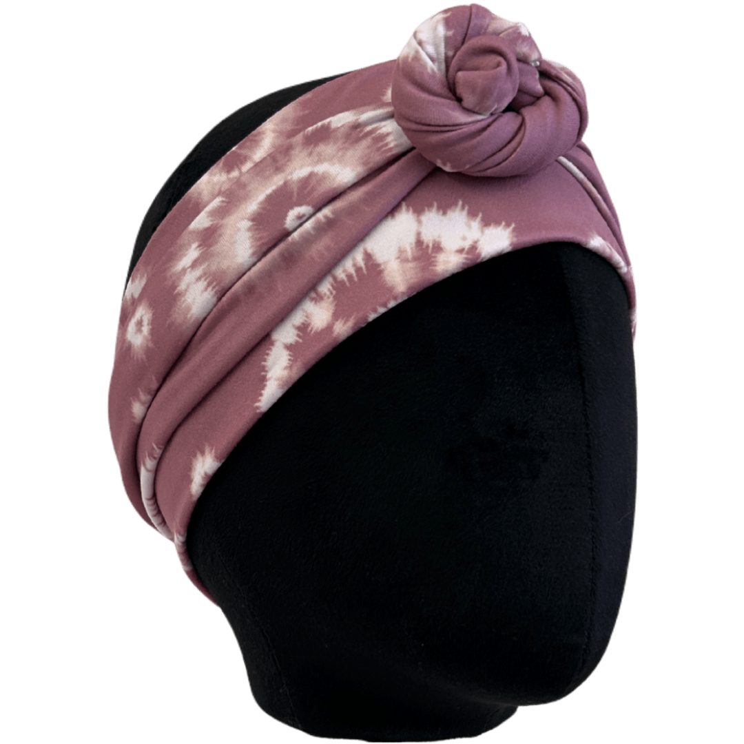 Lavender Splatter Wrap Headband - The Sassy Olive
