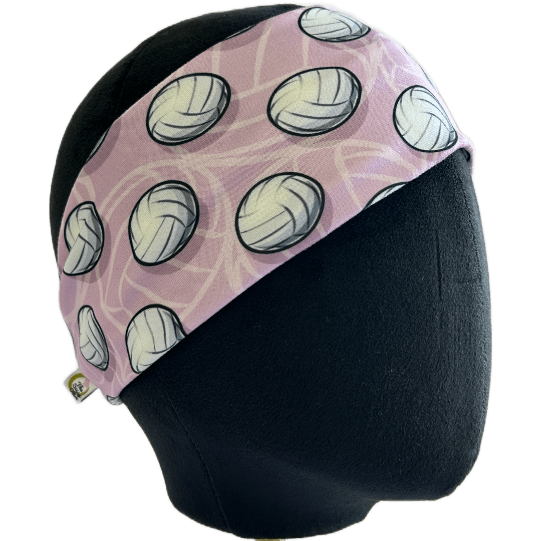 Lavender Volleyballs Stretch Headband - The Sassy Olive