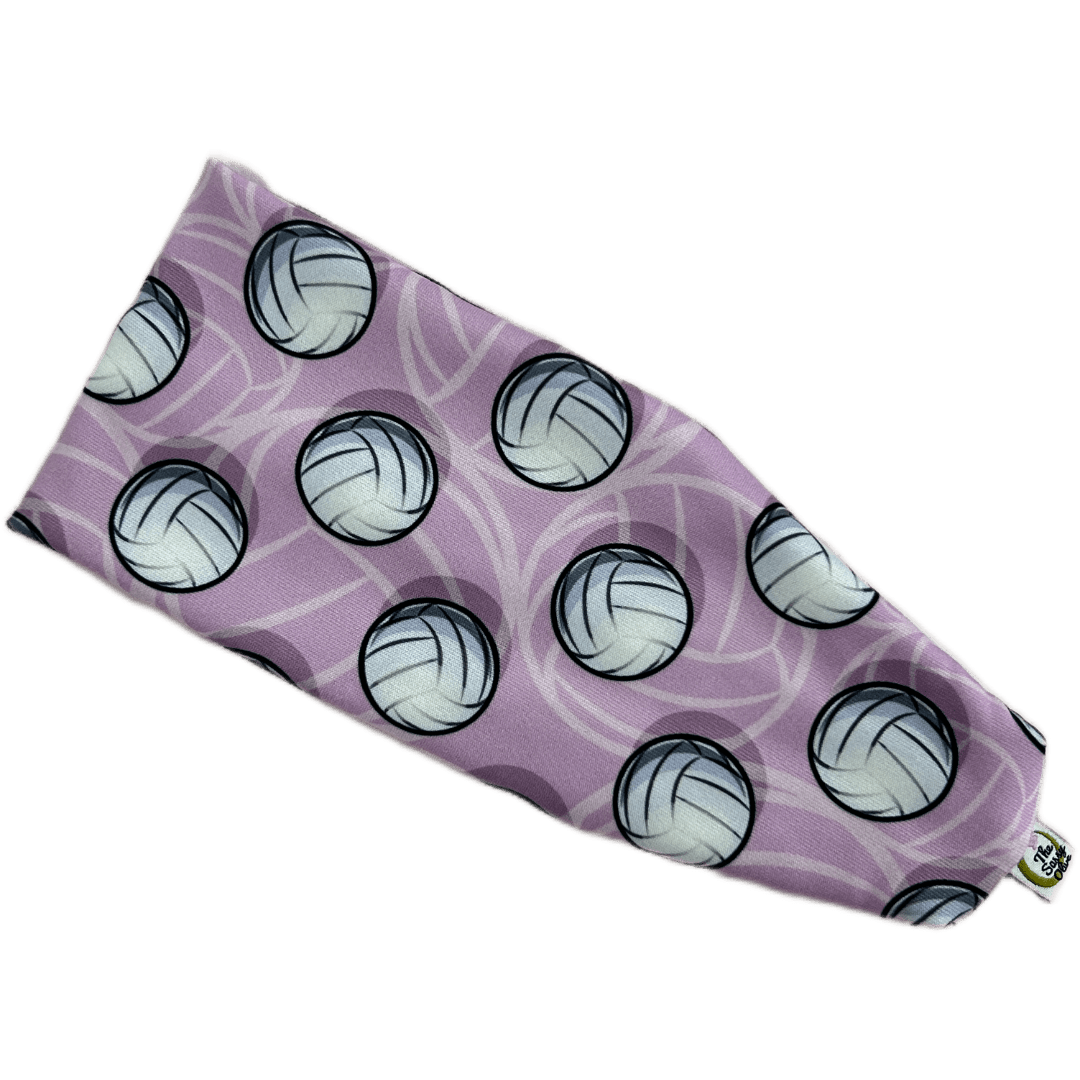 Lavender Volleyballs Stretch Headband - The Sassy Olive