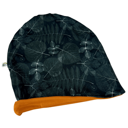 Leaf Skeletons Slouchy Beanie - The Sassy Olive