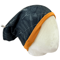 Leaf Skeletons Slouchy Beanie - The Sassy Olive