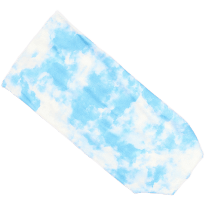 Light Blue and White Stretch Headband - The Sassy Olive