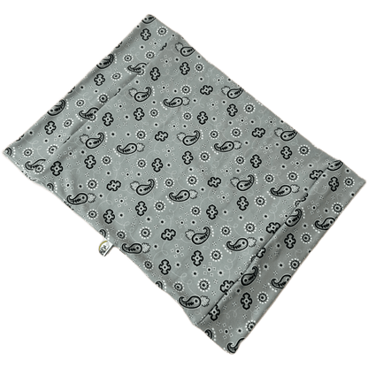 Light Blue Bandana Paisley Boho Buff - The Sassy Olive