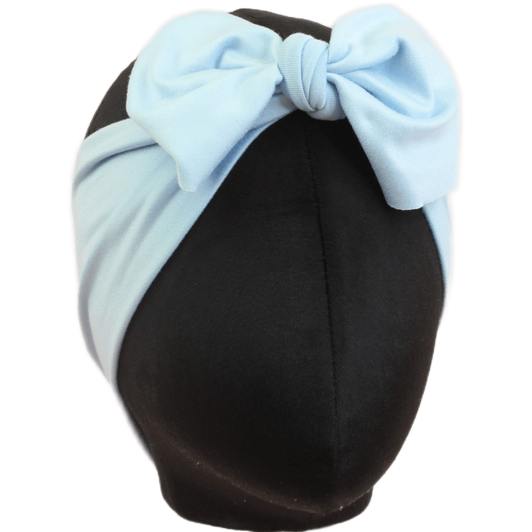 Light Blue Solid Top Knot Headband - The Sassy Olive