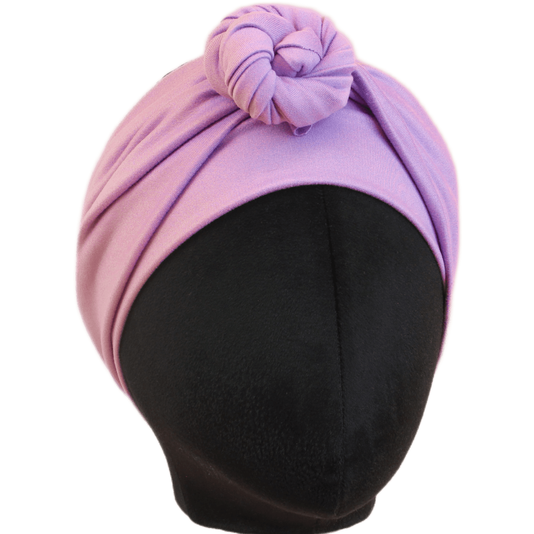 Lilac Purple Solid Wrap Headband - The Sassy Olive