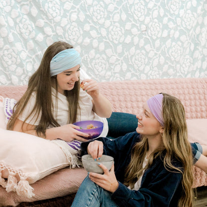 Lilac Purple Solid Wrap Headband - The Sassy Olive