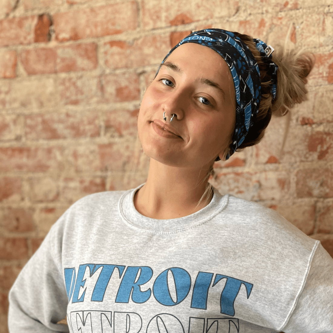 Lions Pennant Stretch Headband - The Sassy Olive