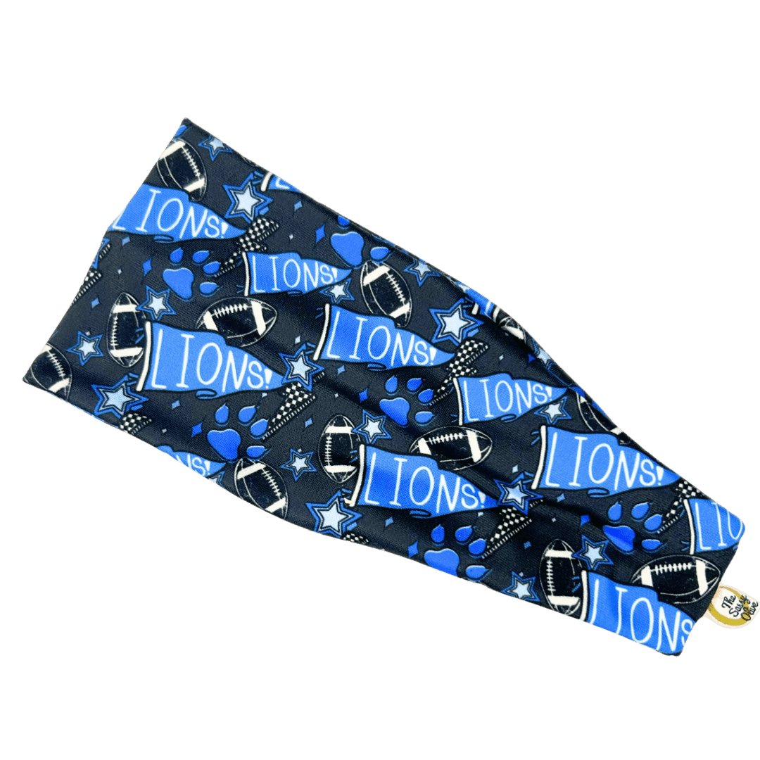 Lions Pennant Stretch Headband - The Sassy Olive